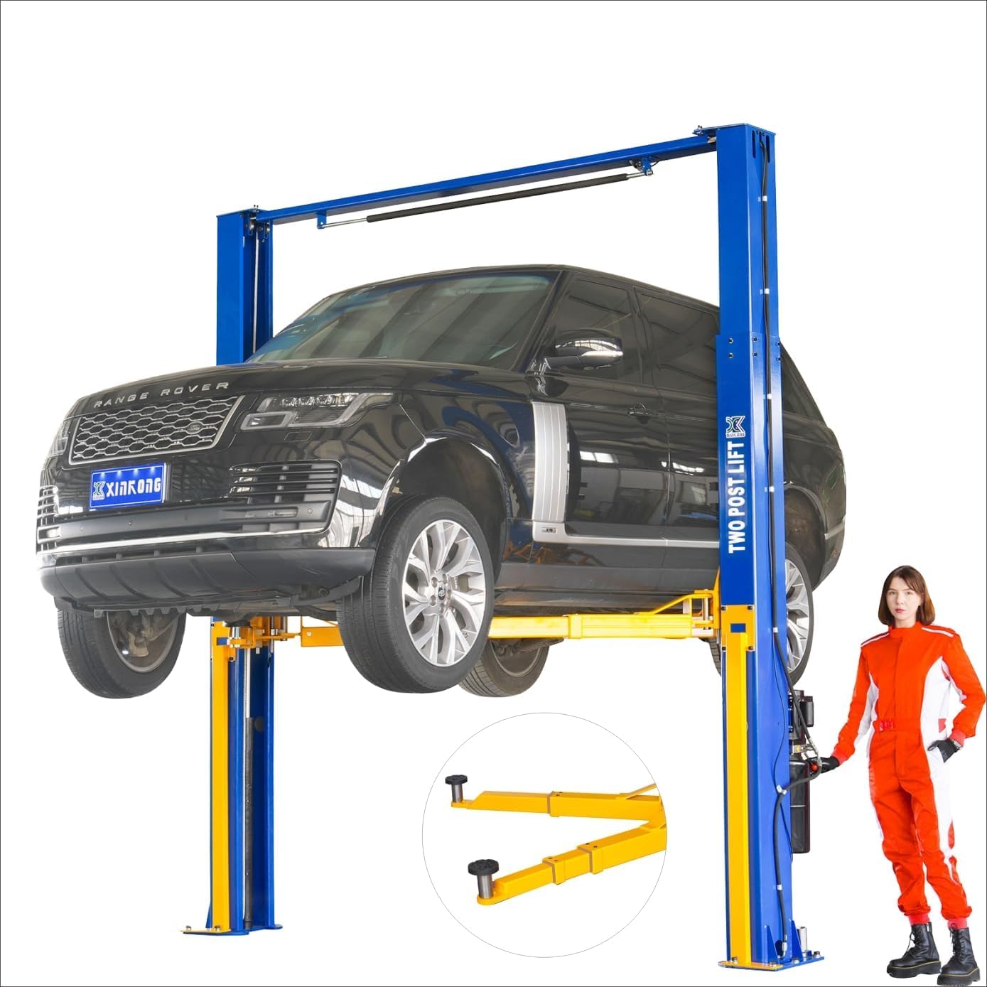 XK-L1150 Overhead Auto Lift Car Lift Capacity 11500 Lbs Truck Hoist with 36 Months Parts Replacement