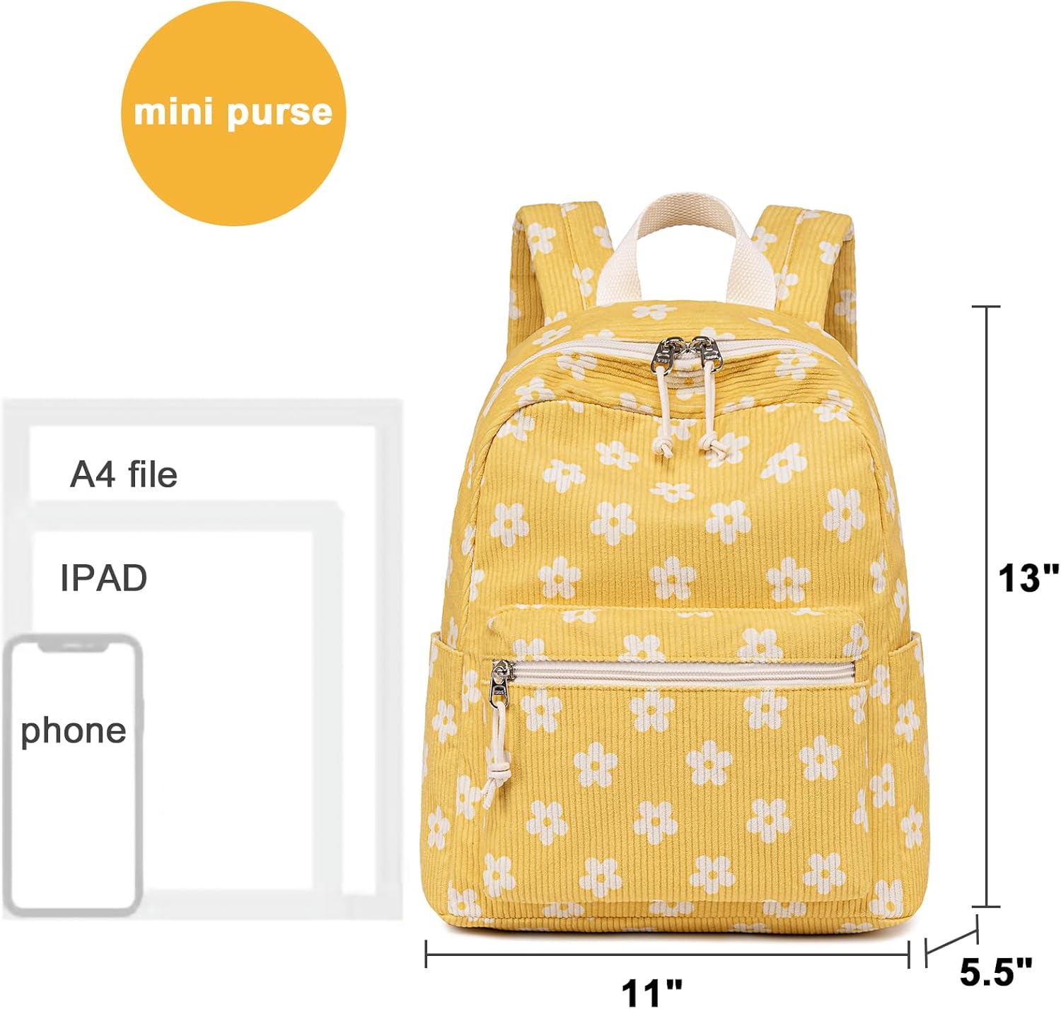 Bluboon Mini Backpacks for Girls 13" Toddler Backpack Purse School Bookbag Kawaii Backpack Women