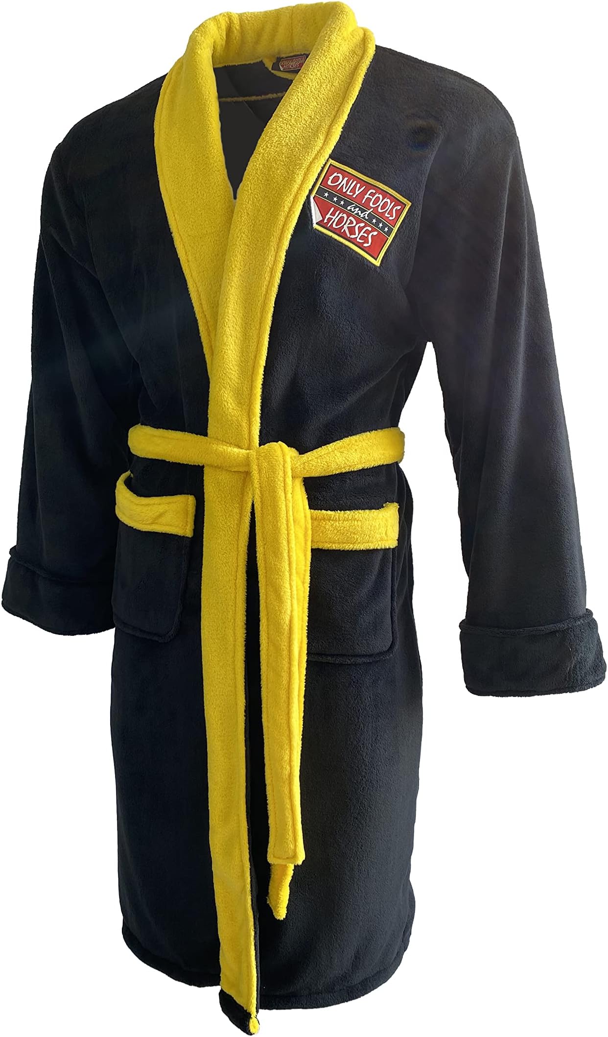 Sporting ProfilesOnly Fools and Horses Trotters Independent Traders Official Soft Fleece Bathrobe Robe Dressing Gown Housecoat