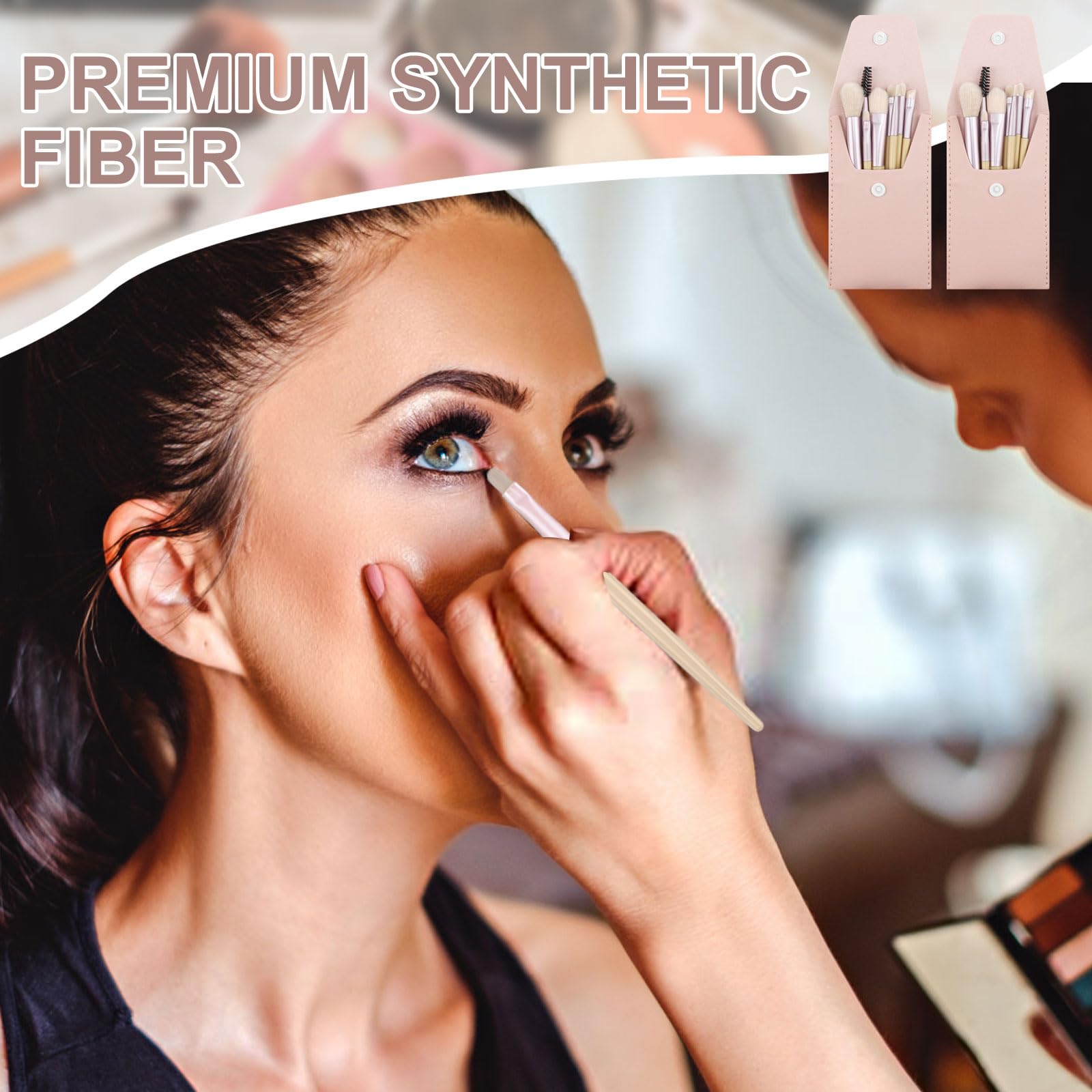 Juego de 15 brochas de maquillaje tamaño viaje, mini brochas de maquillaje facial, bolsa para maquillaje, recuerdos de fiesta, boda, despedida de soltera, regalo de dama de honor, regalo de despedida
