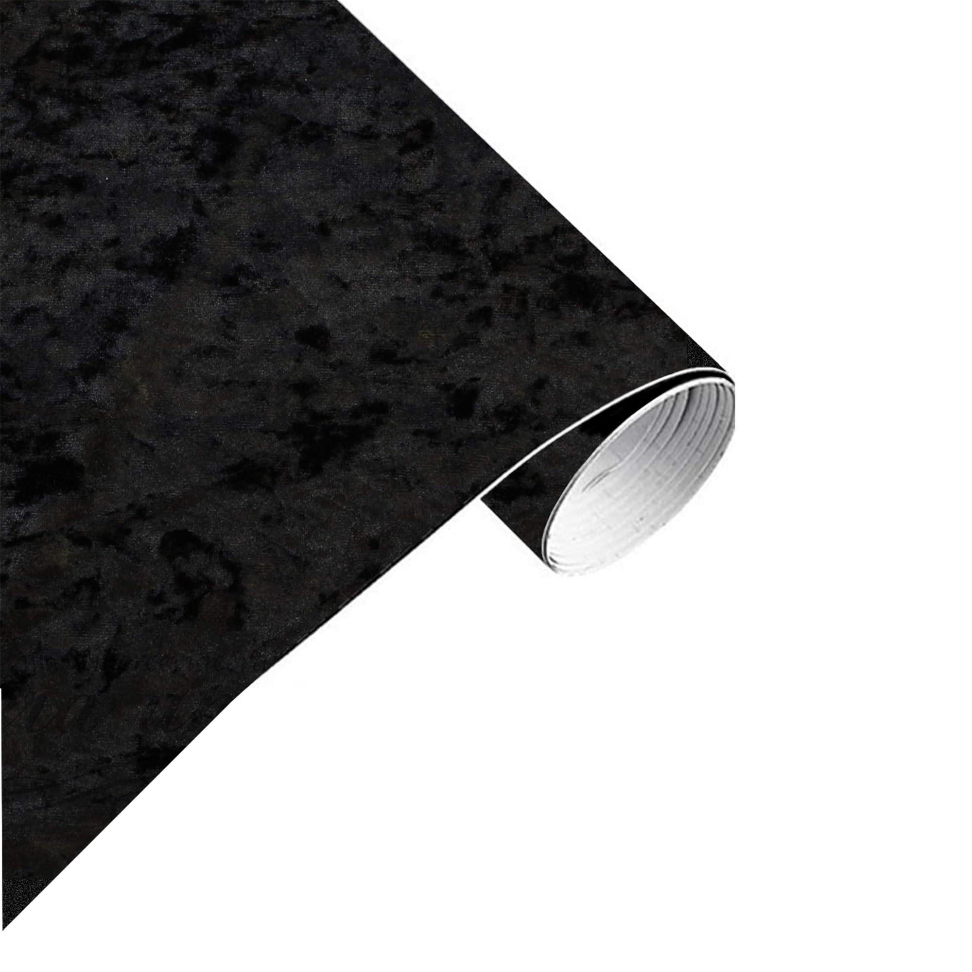 Simoni Racing Sam/B Black Velvet Adhesive Film for Car Wrapping – Elastic Material – Velvet Film for Interior of the Cabin, Drawer, Height 140 cm, Length by the Metre