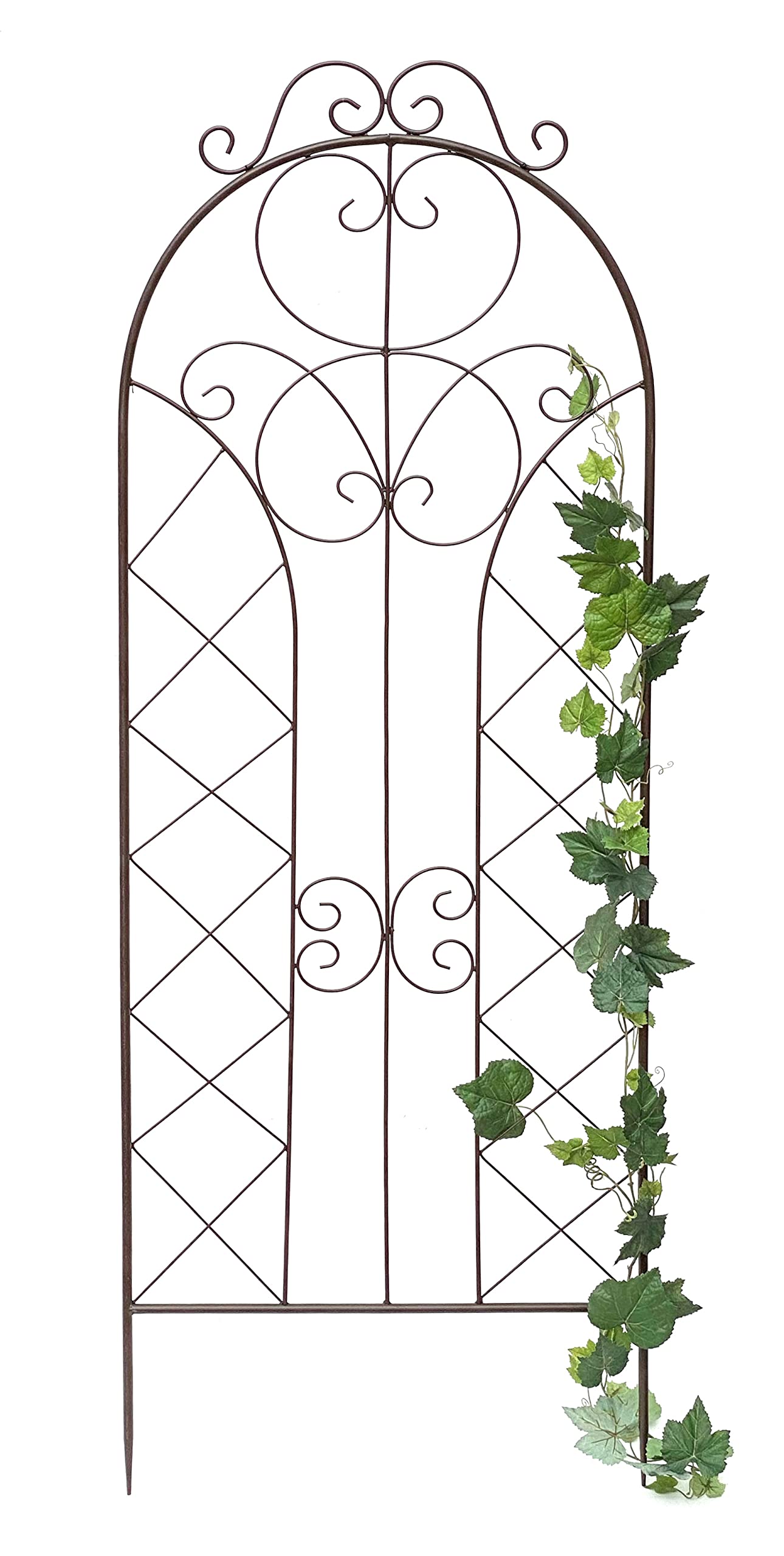 Traliccio Per Piante Rampicanti DanDiBo In Metallo - XXL 150x50 Cm - Marrone, Ideale Per Rose E Edera - 5