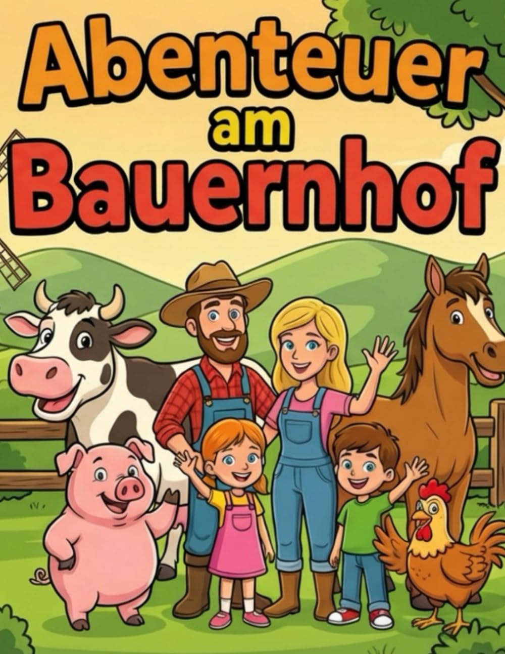 Kindermalbuch „Abenteuer auf dem Bauernhof“ – Ausmalspaß für Kinder von 4 bis 8 Jahren