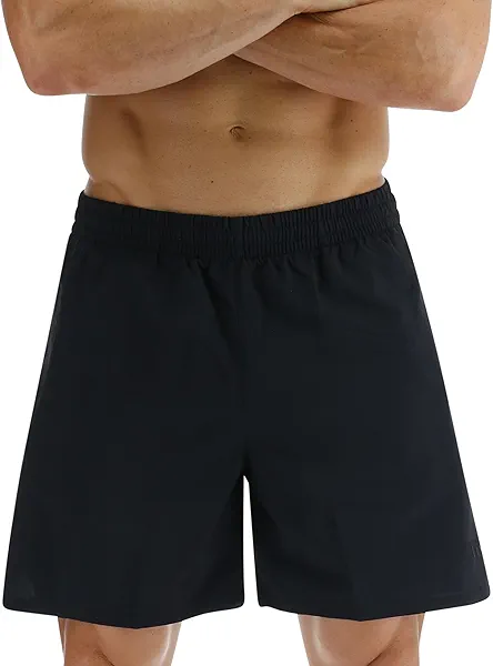 TYR Mens Deck-x Swim Trunk Shorts, 6" Inseam