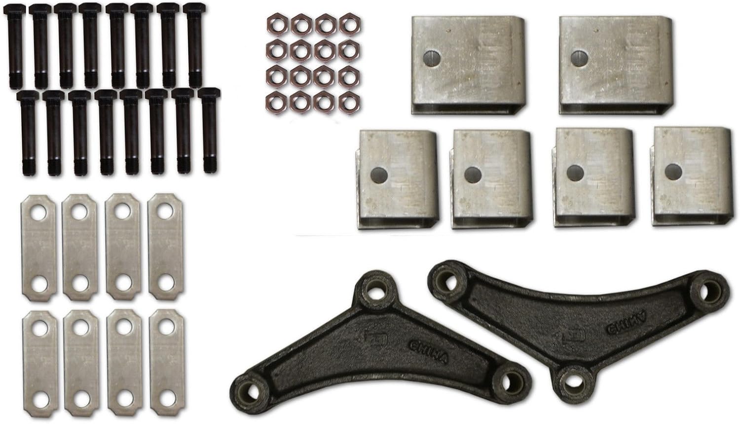 7000# Tandem Axle Spring Hanger Kit with Short Equalizers