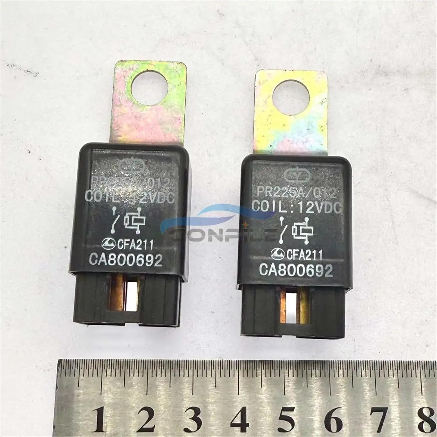 2pcs Universal 12V 24V Air Conditioner Fan car Relay Pr225a/024 Mb627895(2pcs 12V)