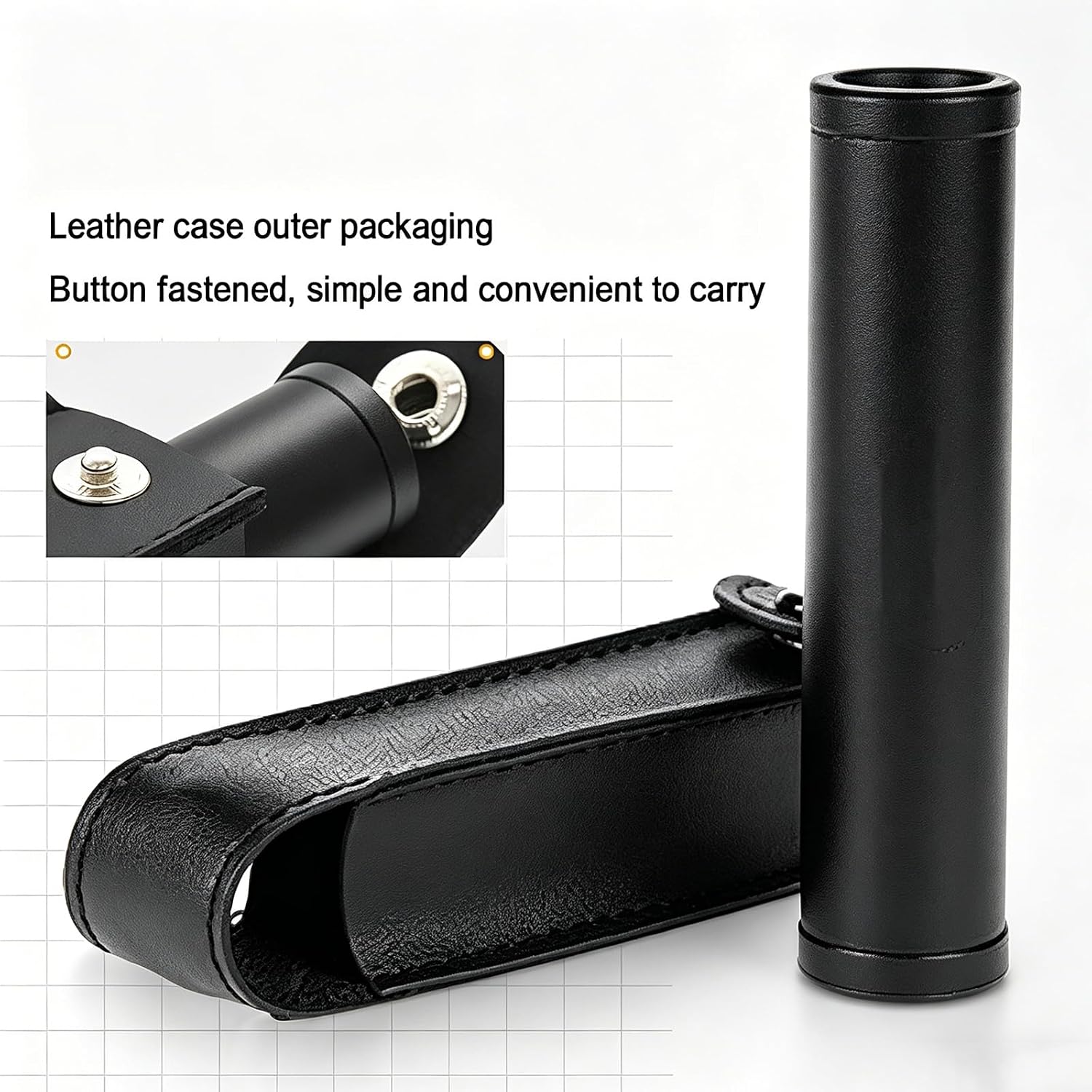 Diffraction Spectroscope, Handheld Full Spectrum Prism Spectrometer,Pocket-Sized Grating Gemological Spectrometer in a Gem Tool,Adjustable Focus,with Leather Storage Bag, for Quick Identification