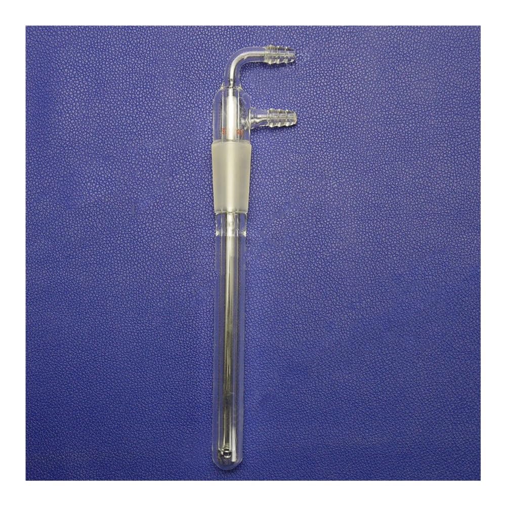 Szklany kondensator laboratoryjny 24/40 200 mm z przyłączem węża