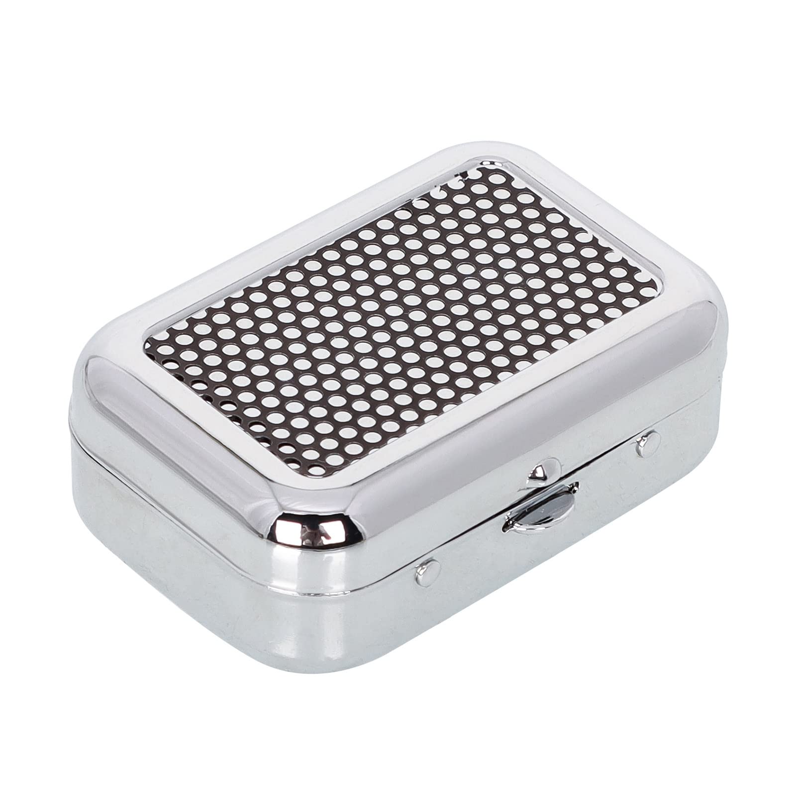 Mini Compact Portable Ashtray, Stainless Steel Table-top Ash Tray