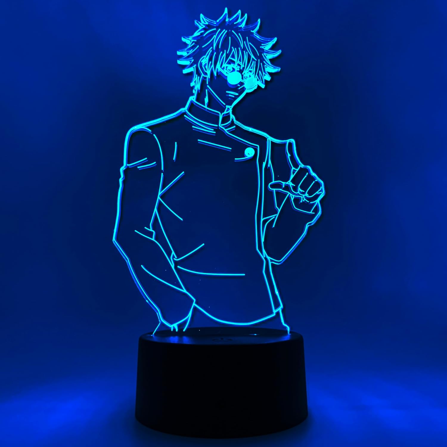 Otaku Lamps Jujutsu Kaisen - Satoru Gojo (Hidden Inventory) Anime Night Light, 16 Color RGB LED – Gift for Otaku