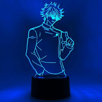 Otaku Lamps Jujutsu Kaisen - Satoru Gojo Hidden Inventory Anime Night Light, 16 Color RGB LED Gift for Otaku