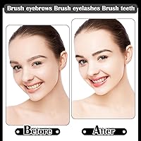 Vista 4 de Patelai 150 piezas de cepillo micro para cejas con tapa, laminación de cejas, carrete de peine de elevación, herramientas de relleno de pestañas