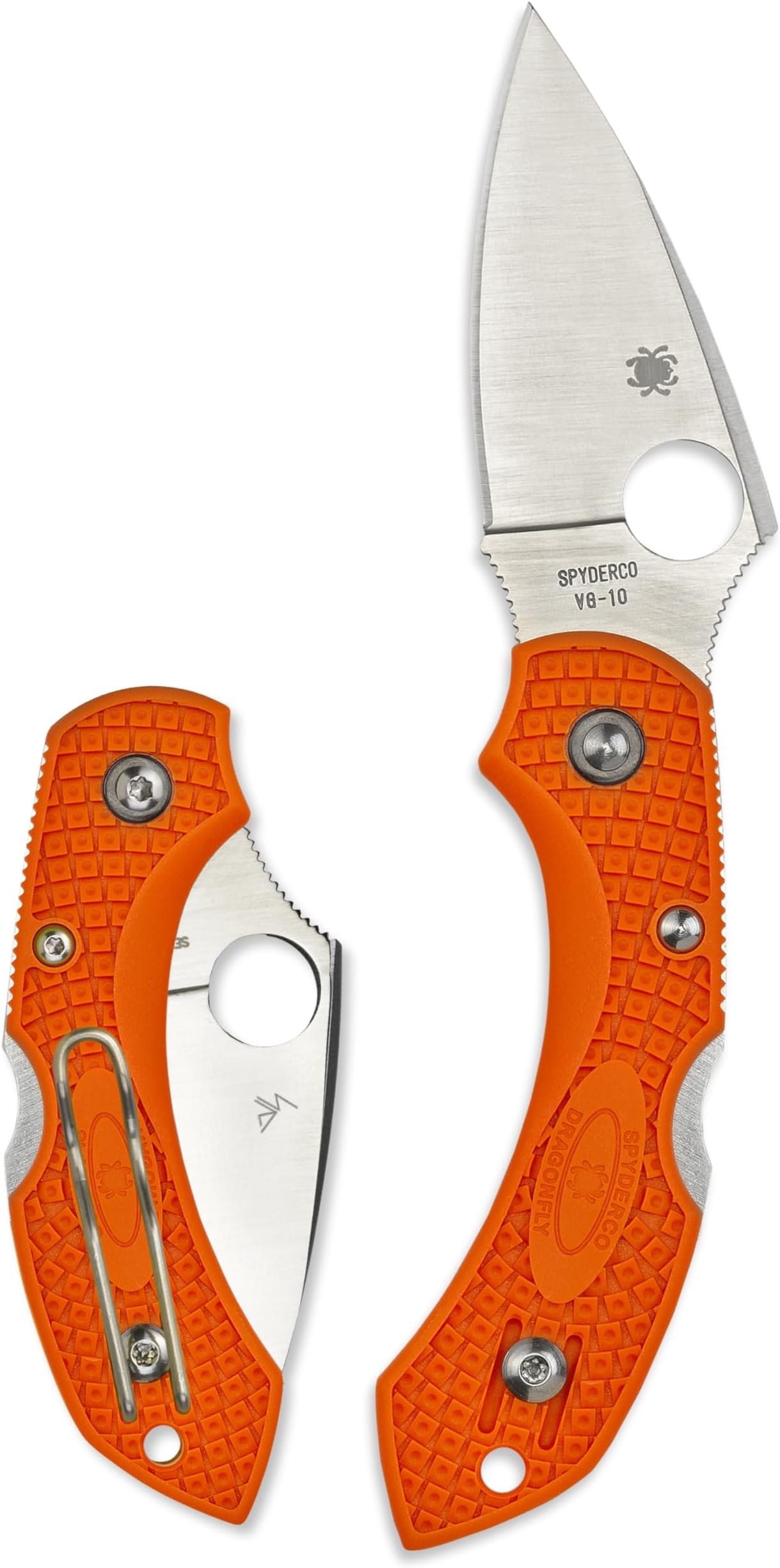 Dragonfly 2 Lightweight Folding Pocket Knife with 2.2" VG-10 Steel Blade and FRN Handle - EDC Knife for Men and Women, Perfect for Hunting, Tactical, Camping, Survival - PlainEdge - C28POR2