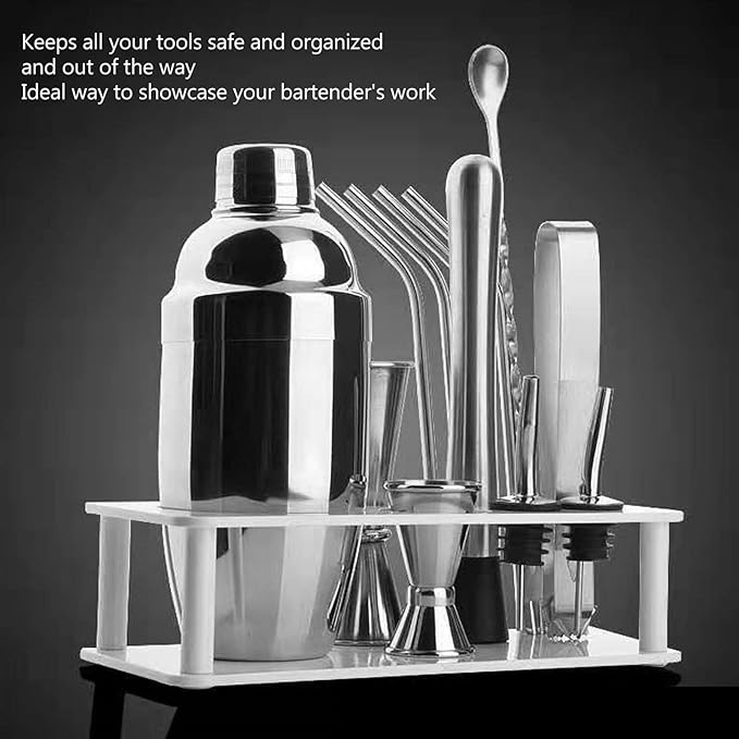 Kit Stand para Bartender, Set de Coctelera, Organizador de Herramientas miniatura 4