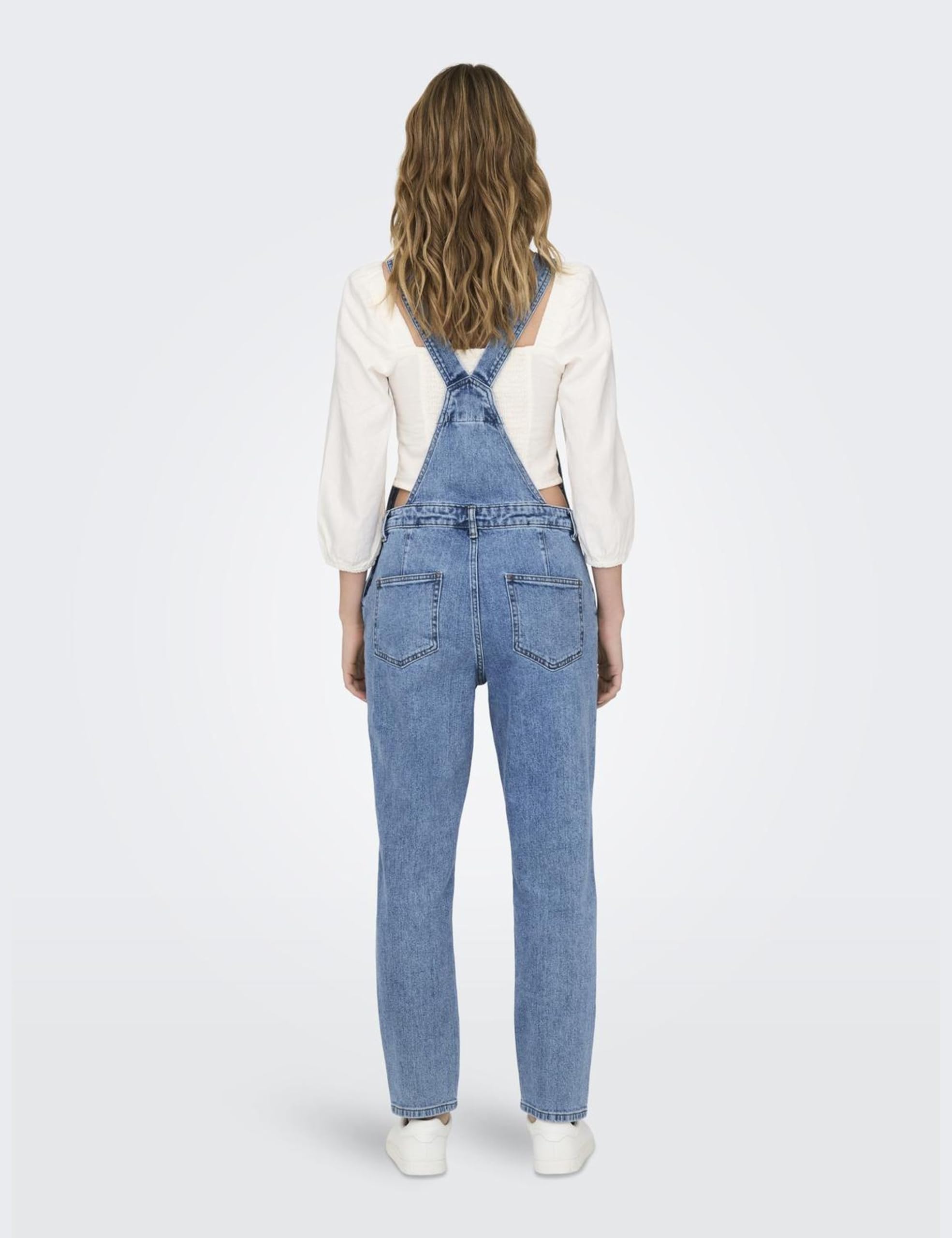 ONLY Onlpercy Overall Dnm Mae06 Noos Mono Mujer (Pack de 1)