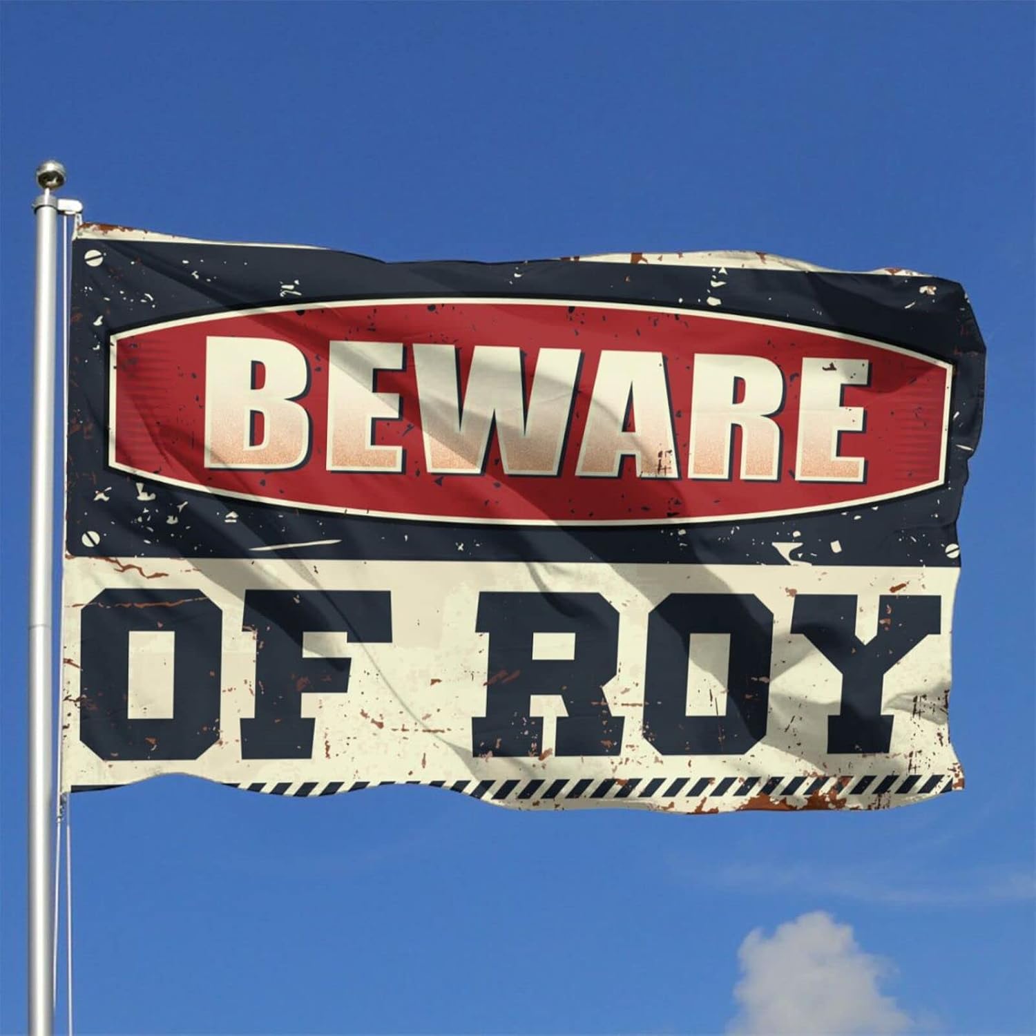 Wall Flag Beware of Roy Flag Dorm Room Flags (Size : 120X180CM)