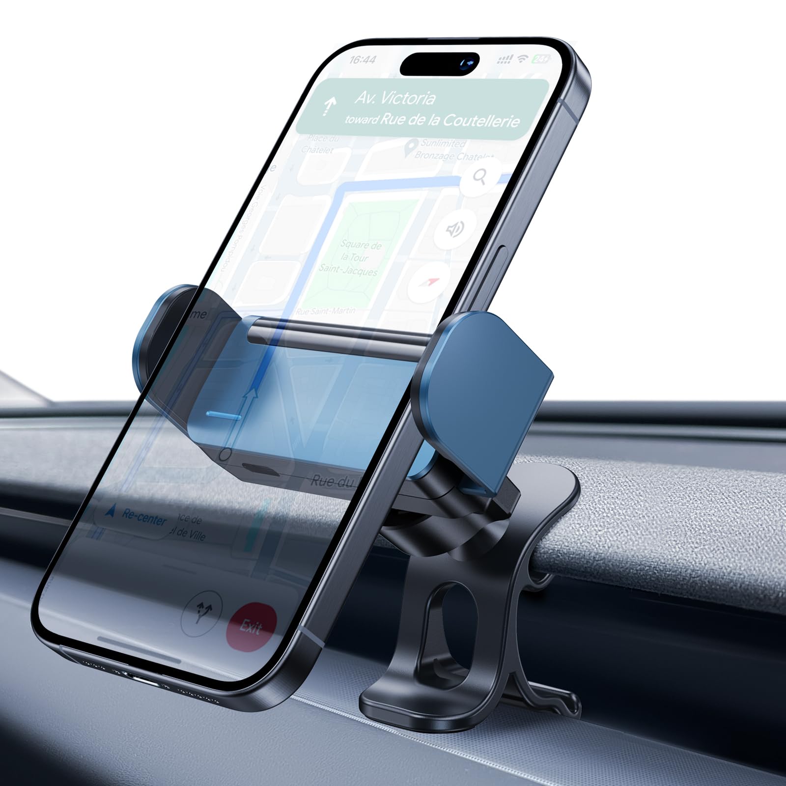 Getihu Support Portable Magnétique Porte Téléphone Voiture Rotation 360° Attache Forts Fiche Technique Et Prix Au Maroc