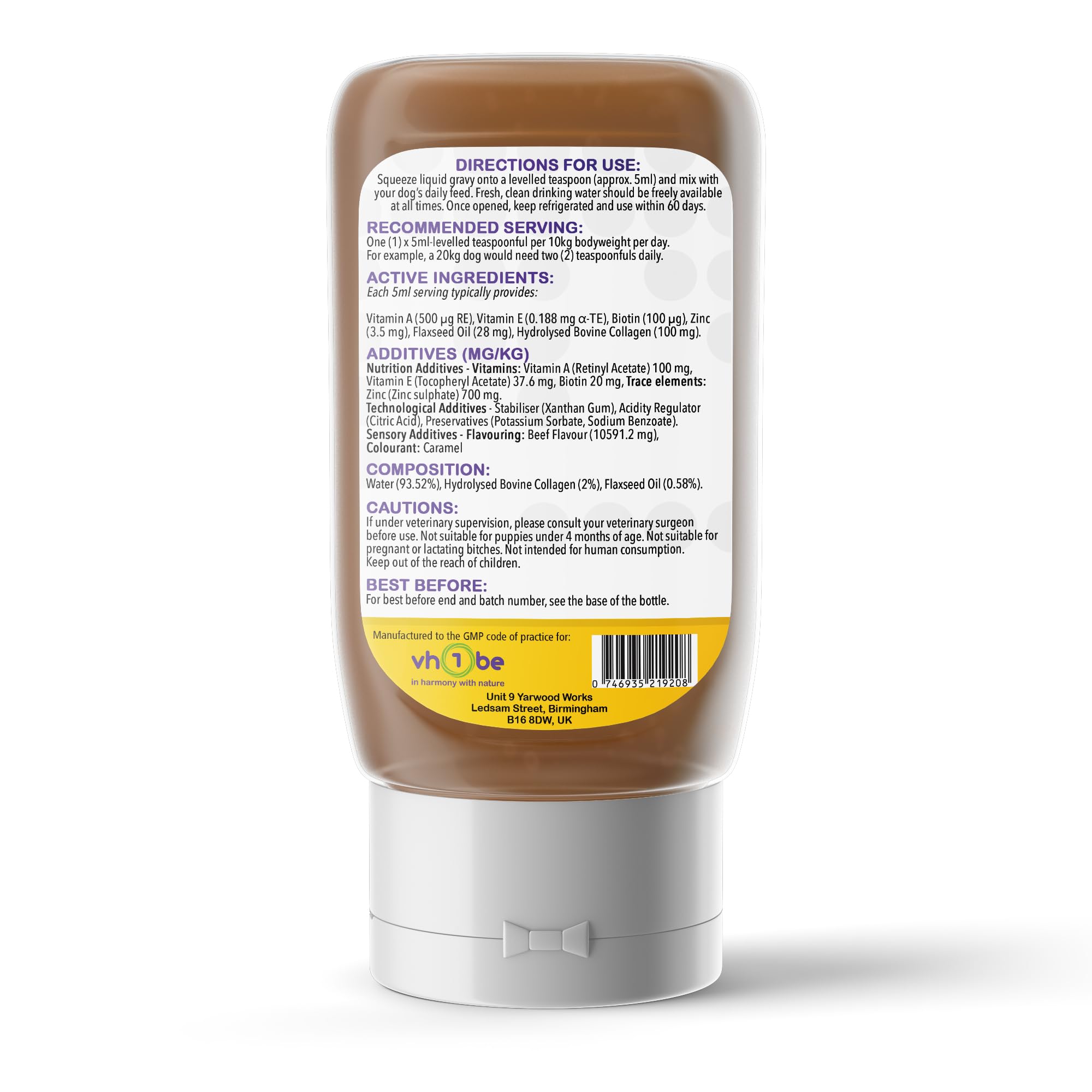 Skin and Coat Care for Dogs Beef Gravy Flavour - 290ml - Image 2