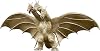 Bandai Mooko Movie Monster Series Godzilla King Gidra 2001 Action Figure