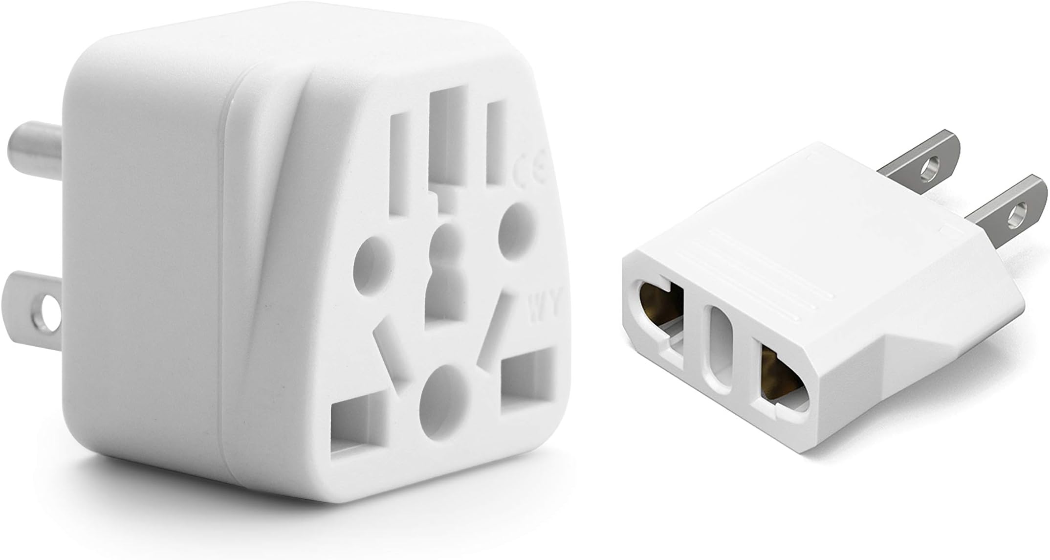 NEW! 4 Pieces ASIA TRAVEL ADAPTER Pack for MOST countries in ASIA; CHINA THAILAND