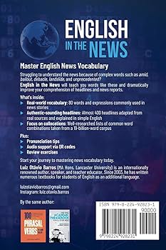 Amazon.com: English in the News: 9798224928231: Barros, Luiz