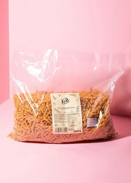 KoRo - Fusilli di ceci bio 2 kg - Farina di ceci 100% - Ricchi di proteine vegetali - Prodotto in Germania - 2