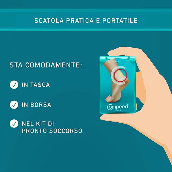 COMPEED Cerotti per vesciche, a lunga durata e guarigione veloce - Per vesciche medie o grandi, 5 Cerotti - 3