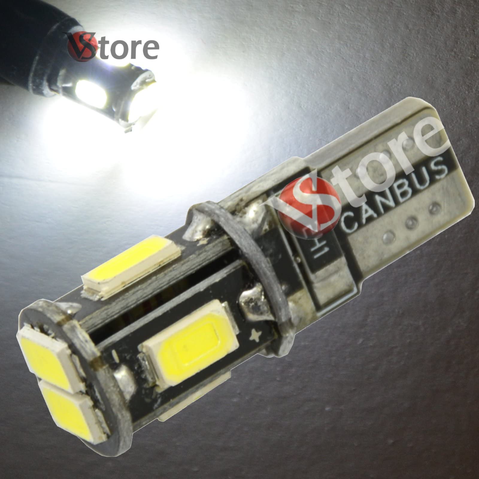 10 Lampadine LED T10 5 SMD - Bianco Freddo 6000K Per Luci Auto, Moto E Barca - Foto 9