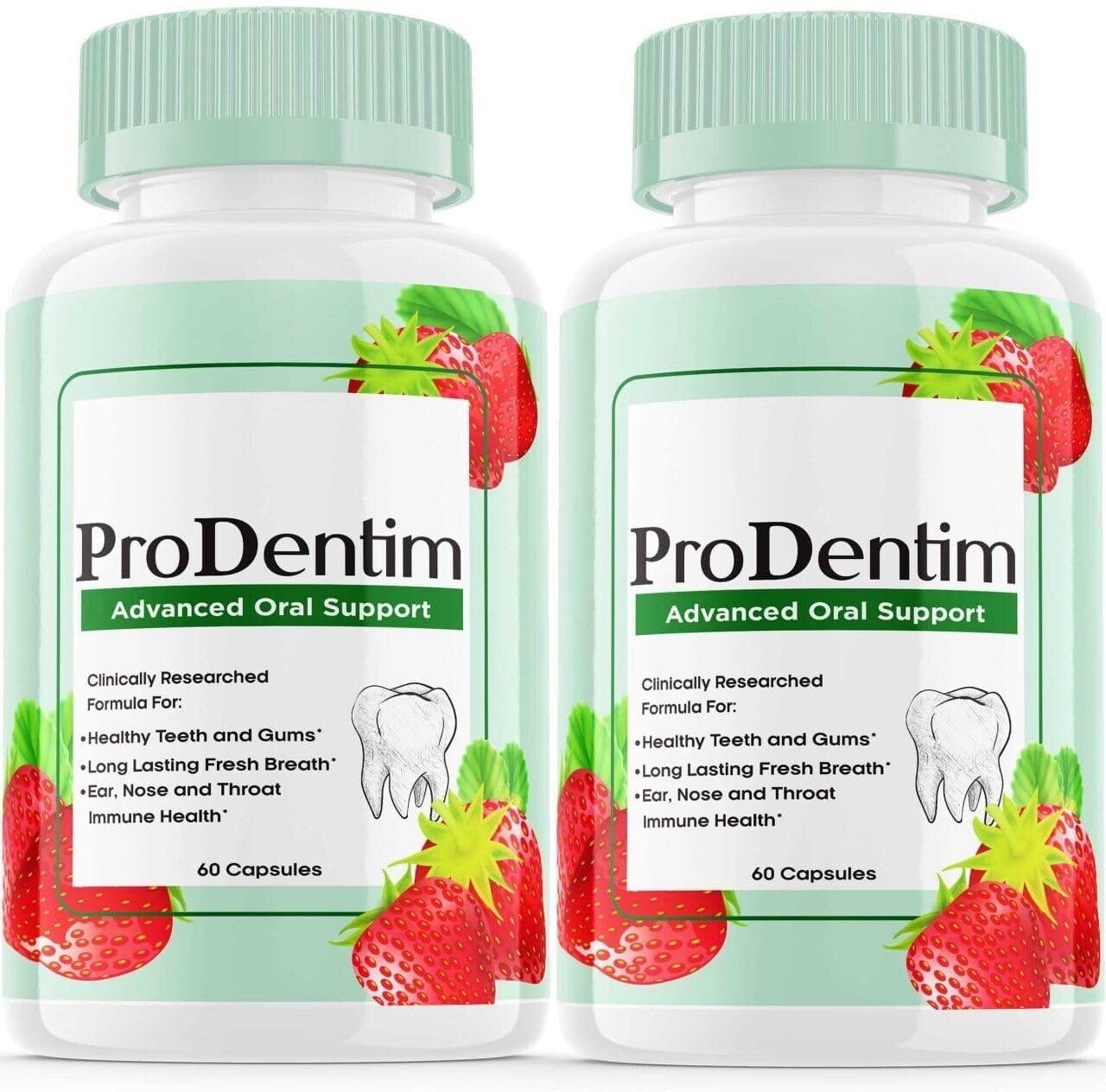 (2 Pack) Prodentim, Pro Dentim, Prodentim for Gums and Teeth, Prodentim Advanced Oral Probiotic Dental Health Support Supplement (120 Caspsules)