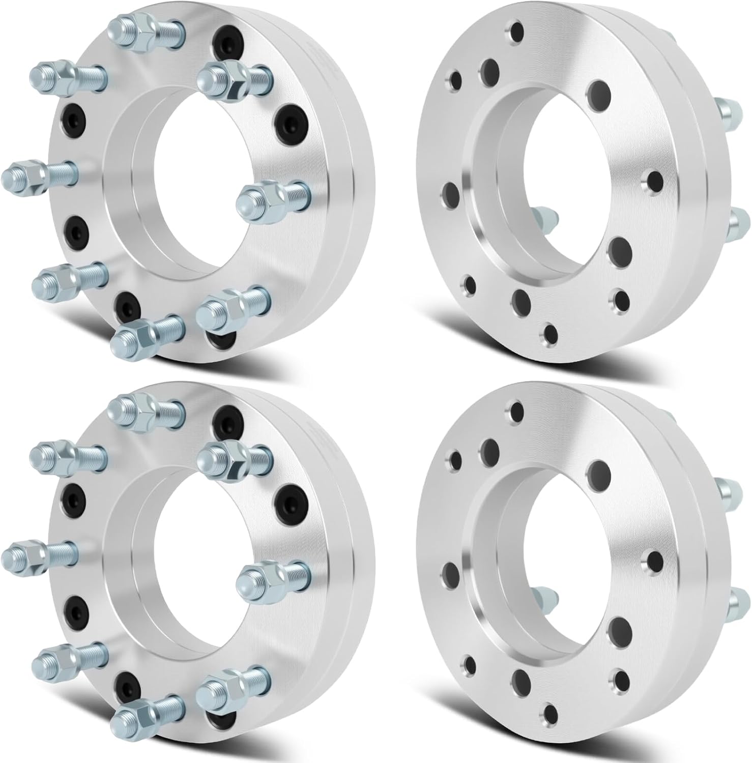 SCITOO 4Pcs Wheel Adapters 2 inch 5x5.5 to 8x6.5 Bore 108mm Studs 14x1.5 5 Lug Wheel Spacers Adapters Fit for for Ram 1500