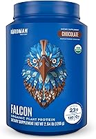 Vista 1 de BIRDMAN Falcon - Proteína vegana en polvo orgánica, sin estevia ni azúcar, a base de plantas, baja en carbohidratos, sin lácteos, keto, sin suero
