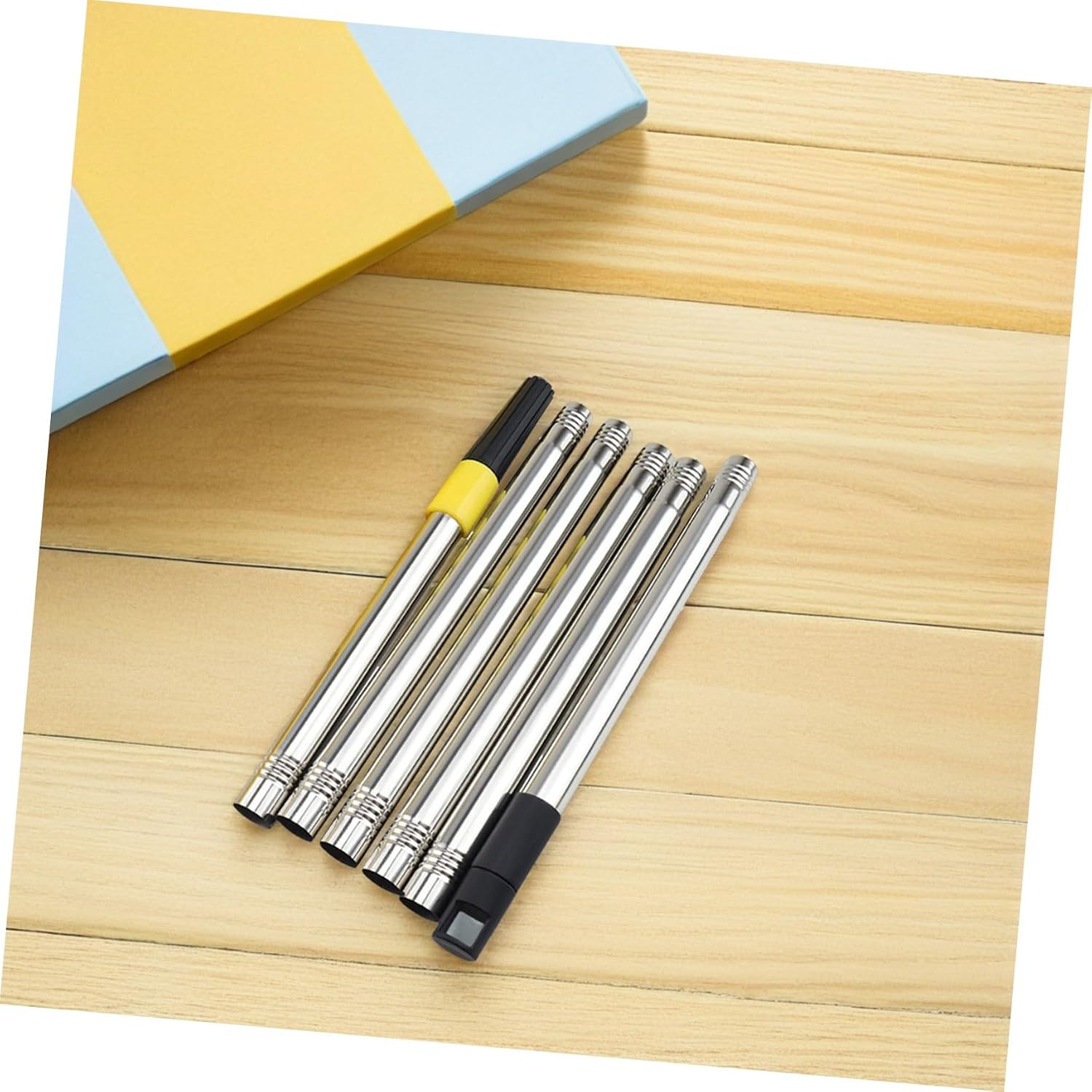 LIFKOME 1.7m Telescopic Paint Roller Extension Pole Removable Stainless Steel Adjustable Rod for Painting Walls and Ceilings Compatible Paint Roller Brushes