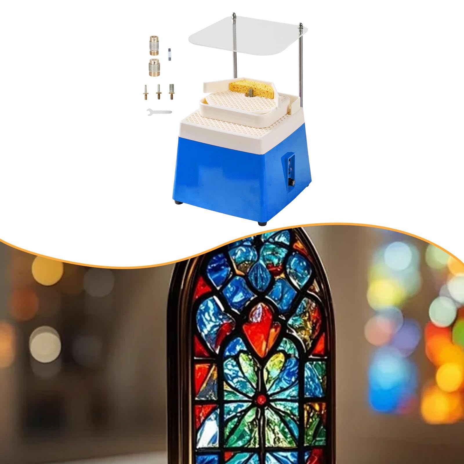 Macchina per La Del Vetro a Doppio Strato, Piccola E Ad Alte Prestazioni, Portatile per Lavori Decorativi, Negozi di Artigianato, Blu
