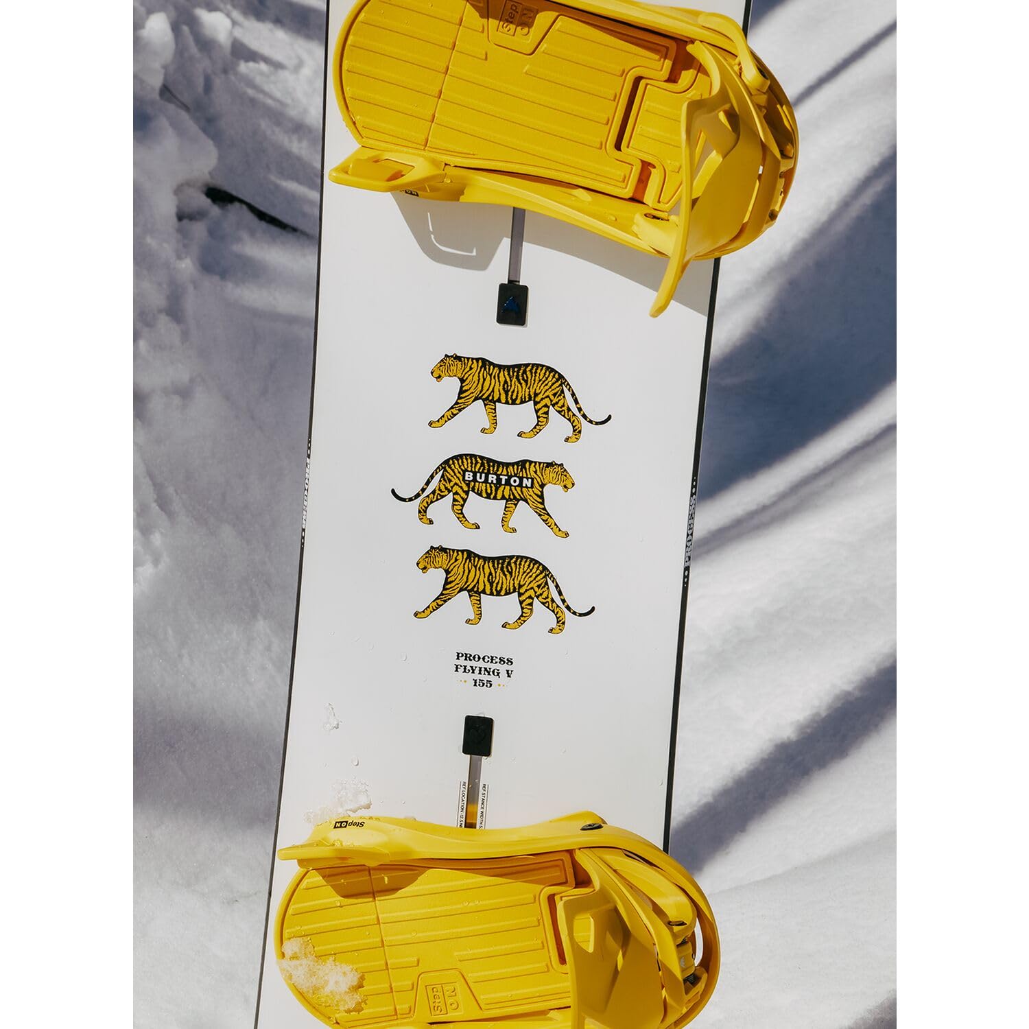 Burton - Planche De Snowboard Men's Process Flying V Homme - Homme - Taille 155 - Blanc