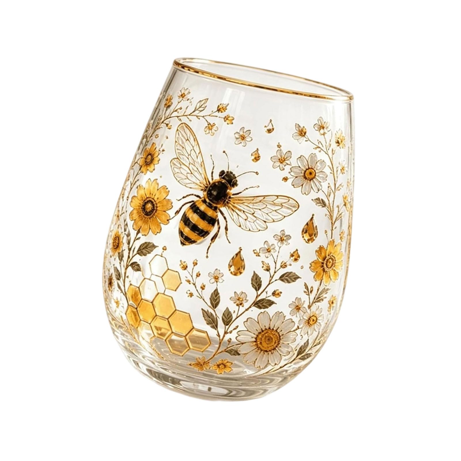 Oxxggkao Sophisticated Textured Glass Coffee Cup Showcasing Flower and Feathered Creature Theme for Morning Concoct Nature Inspired Drinkware