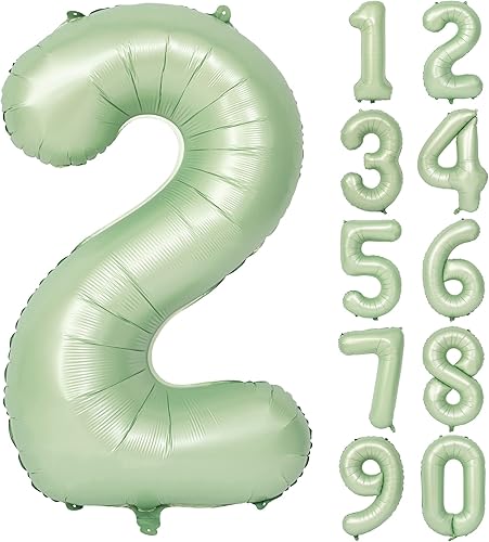 Vista 232 de 40" Macaron purple Number Balloons Helium Foil Mylar Balloon Birthday Party banquet Decoration 9