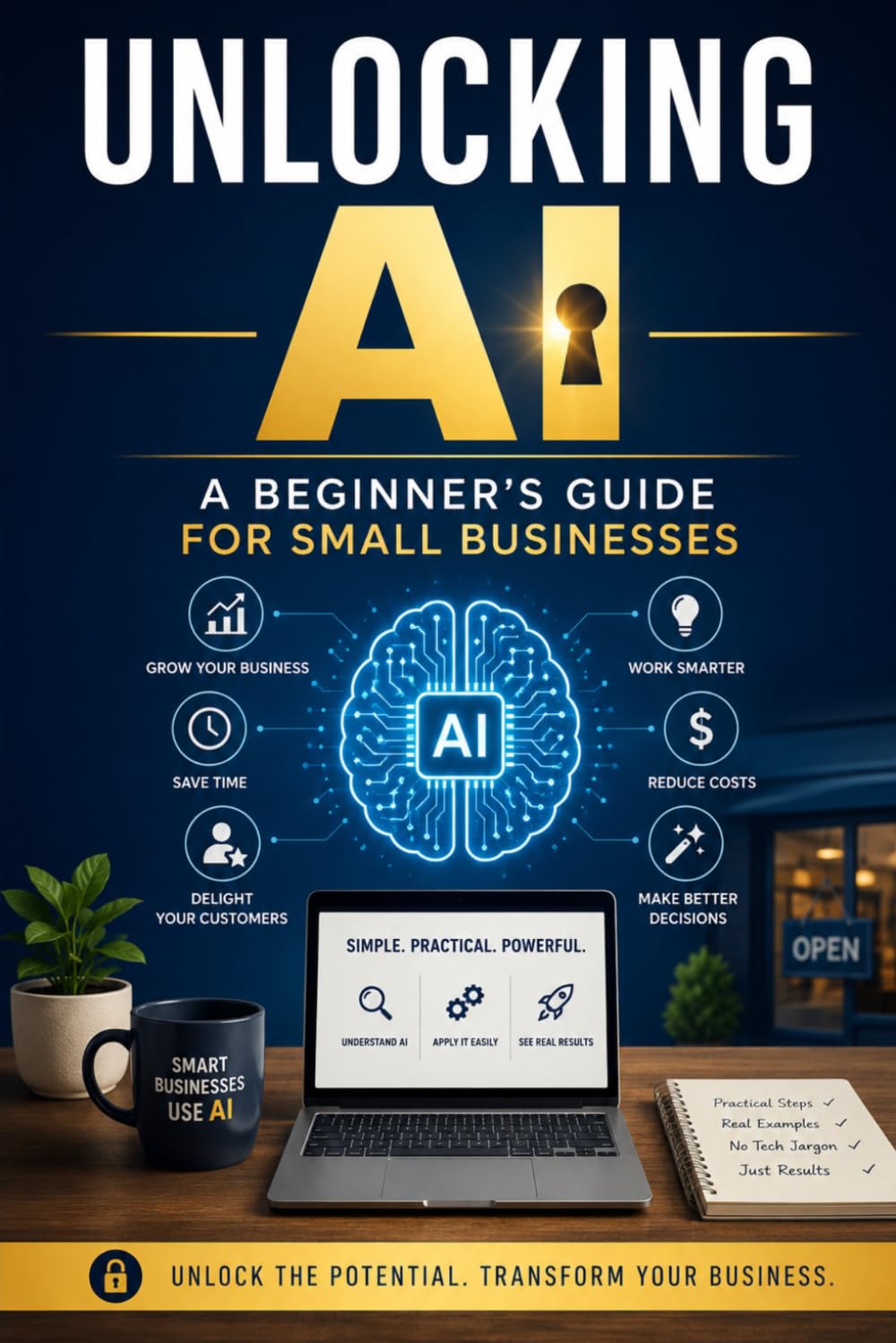 Unlocking AI: A Beginner's Guide for Small Businesses, Harness the Power of AI Technologies for Business Success