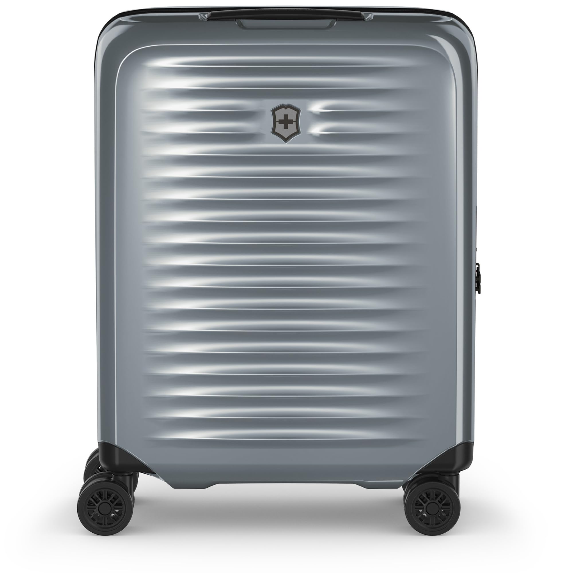 victorinox Swiss Designed Suitcase, Airox Global Hardside Carry-on Bag, Cabin Luggage Bag, 33 litres, Silver, 612499 | Trolley Travel Bag-picture-34