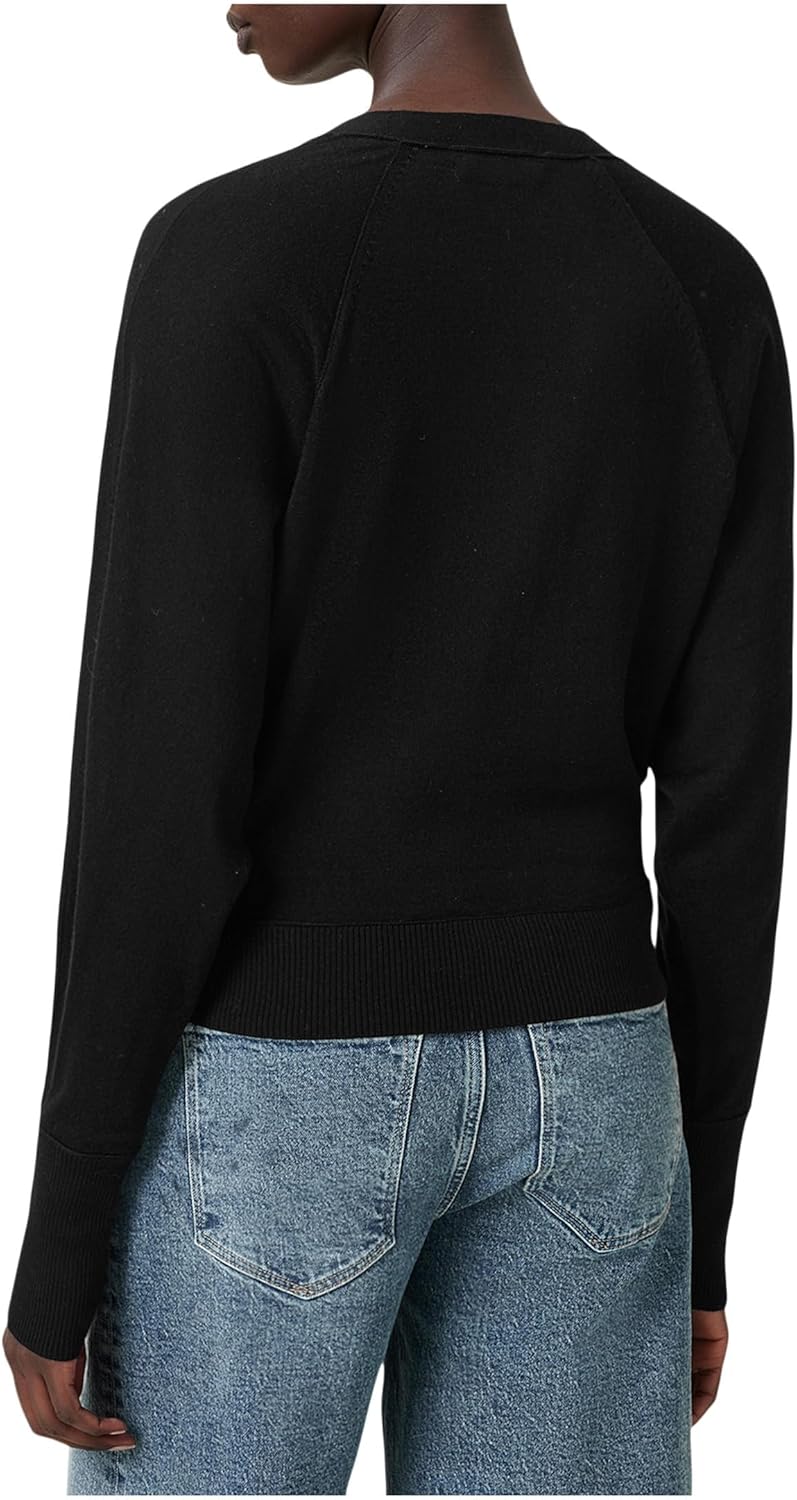 AllSaints Womens Honor V Cardigan Chalk White Size Medium - Image 2