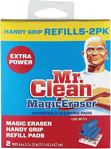 Mr Clean Magic Eraser - Recambio para agarre práctico, paquete de 2