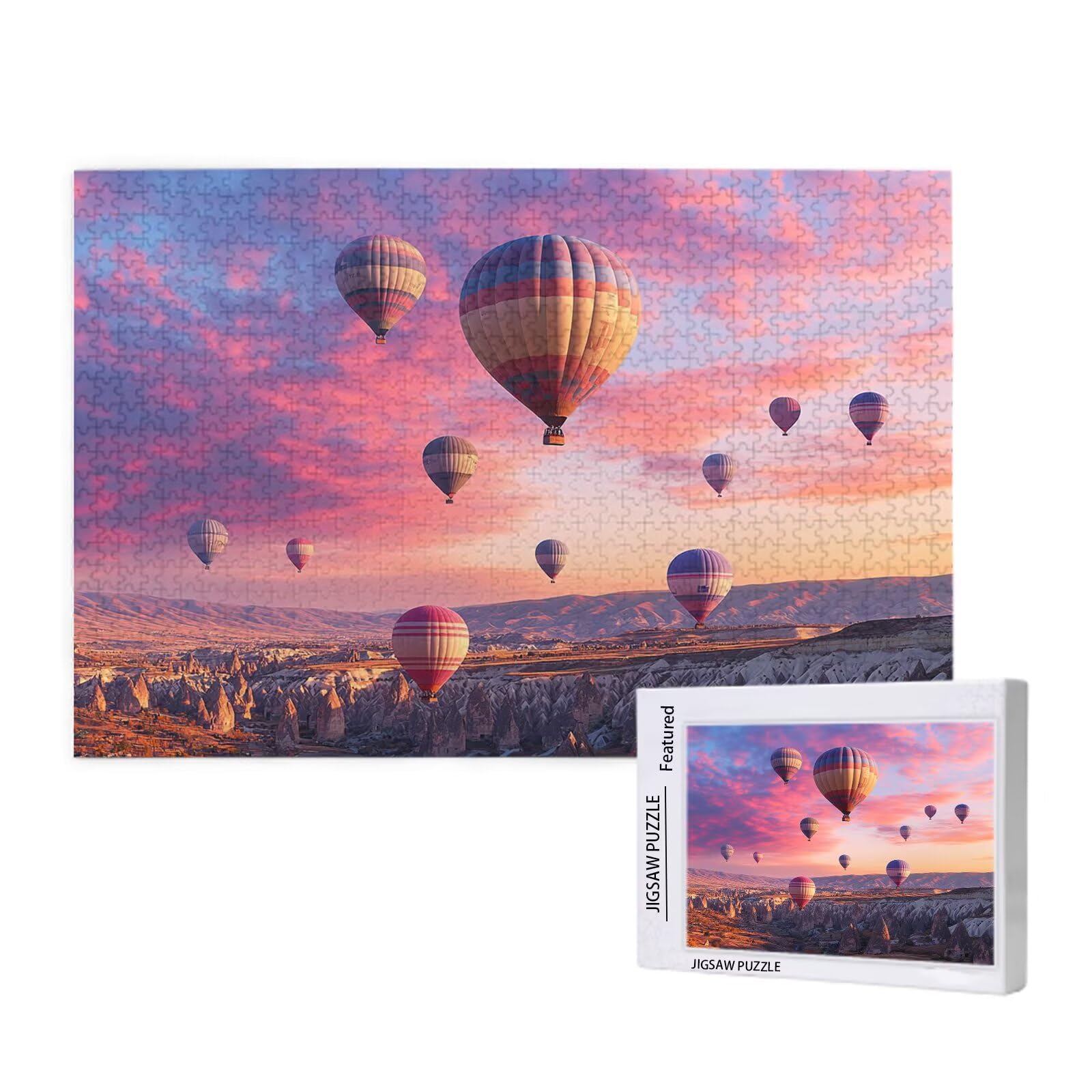 Puzzle Turquía Puzzle 1500 Piezas,Paisaje Rompecabezas Desafiante,Juego Puzzles Adultos,Impresión de Alta Definición Colorido Puzzles Madera con Caja de Regalo,Home Decoration,Regalo Mujer,p661t