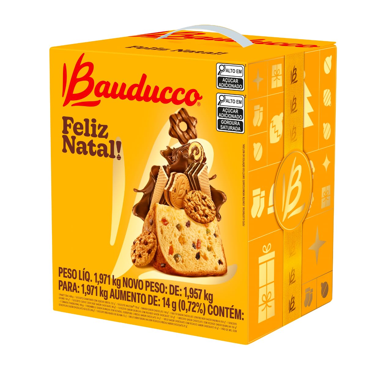 Cesta De Natal Bauducco Pequena Com Panetone – 15 Itens em promoção! Veja a oferta e mais achadinhos de Linhas, Kits & Presentes 2 Hoje é o melhor dia para comprar Cesta De Natal Bauducco Pequena Com Panetone – 15 Itens com aquele preço maroto! Promoção! Aproveite a oferta! 2