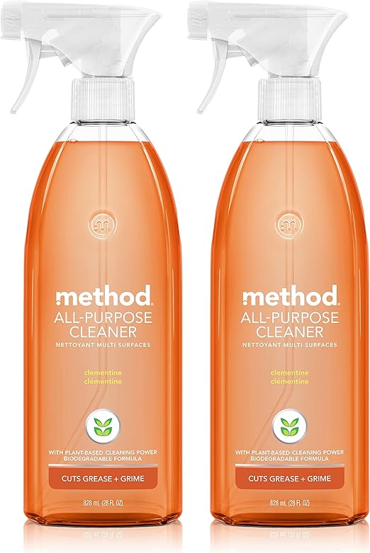 Method AllPurpose Cleaner Spray, Clementine, PlantBased