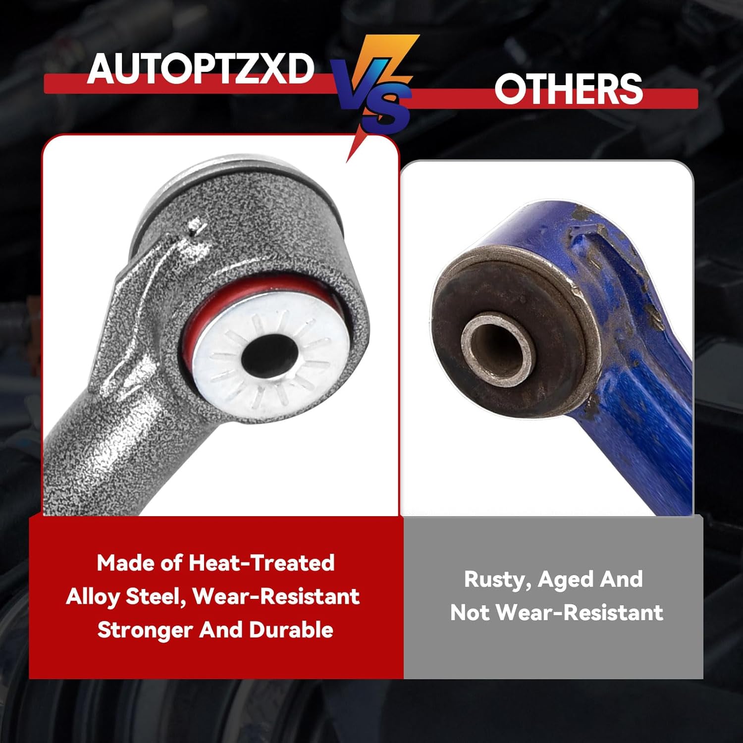 2-4" Lift Upper Control Arms for 1999-2006 Chevy Silverado 1500/GMC Sierra 1500, Front Tubular Suspension Control Arm for 2000-2006 Suburban Yukon XL 1500 with Ball Joint, 2Pcs