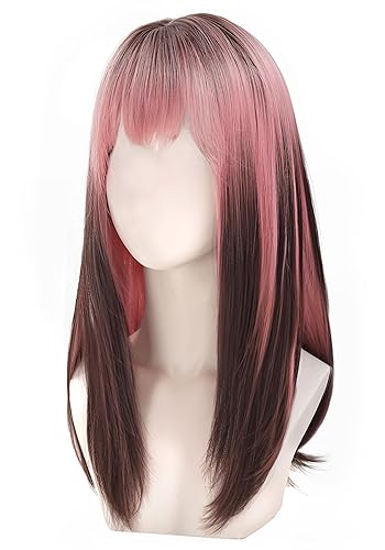 DAZCOS Anime Female Cosplay Wig Costume Accessories for Party Halloween