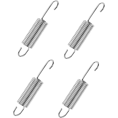 3-5/8" Recliner Springs Replacement, Compatible with Southern Motion & Lazy Boy Recliner, Stainless Steel Tension Springs with Long Neck Hook, Sofa/Chair Mechanism Repair 4-Pack