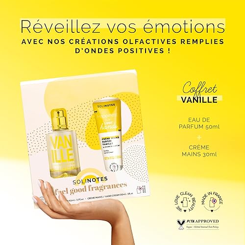 Miniatura 3 de Solinotes Paris Set de regalo de vainilla - Eau de Parfum 1.7 fl oz y Crema de Manos 1.0 fl oz Clean Beauty Francia