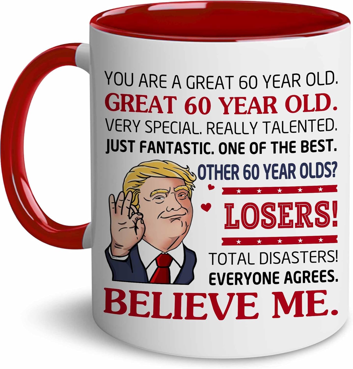 BECHUSKY 60th Birthday Gifts For Men Women - 1966 60th Birthday Gift For Mom, Dad - 1966 Birthday Gifts Ideas - 60 th Mug For Grandma, Grandpa - Turning 60th Birthday Mug - 60th Present Cups