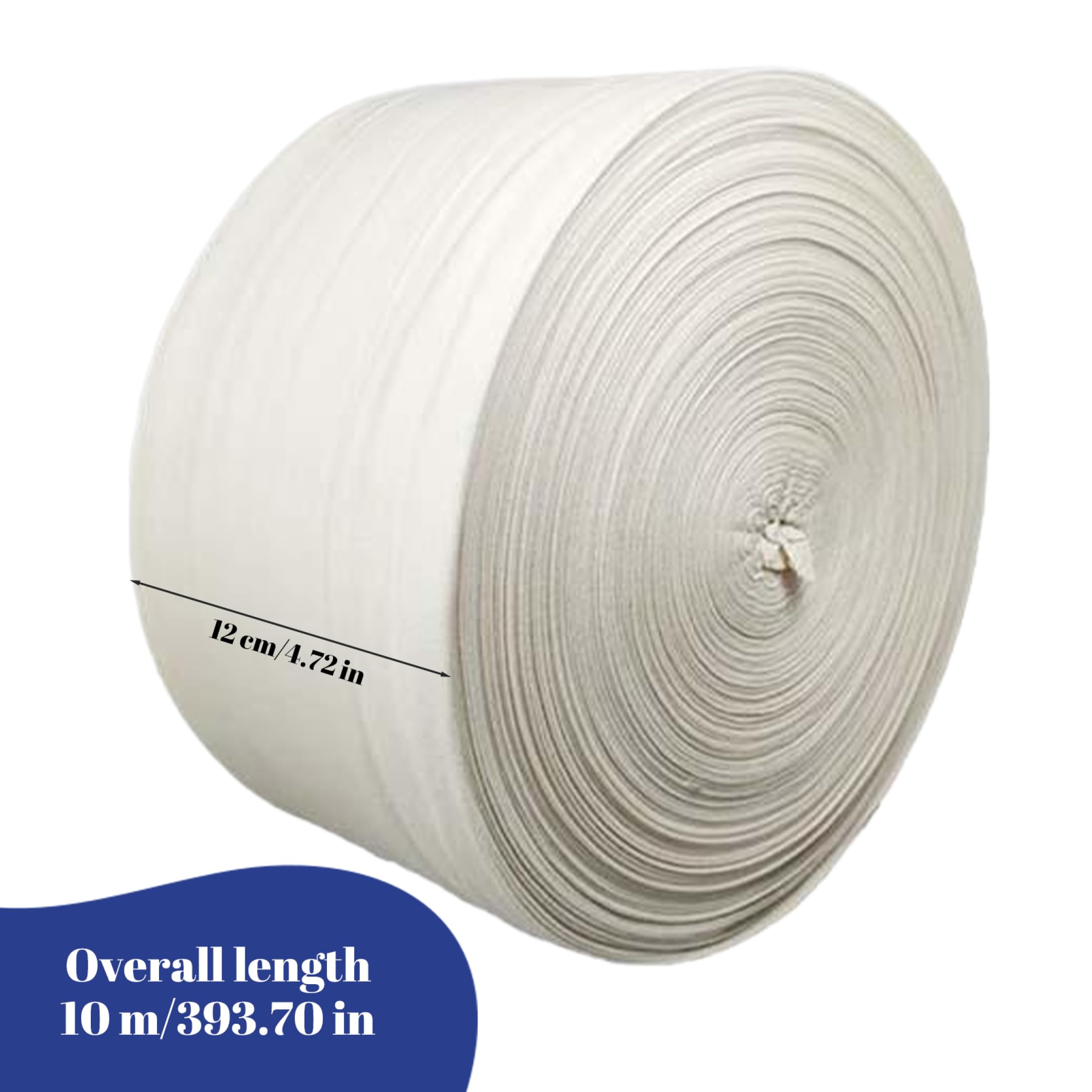Vendaje de compresión 4.7inx32.8ft Vendaje Tubular con una Gasa Tubular de Corte elástica fácil de Usar para la Comodidad de