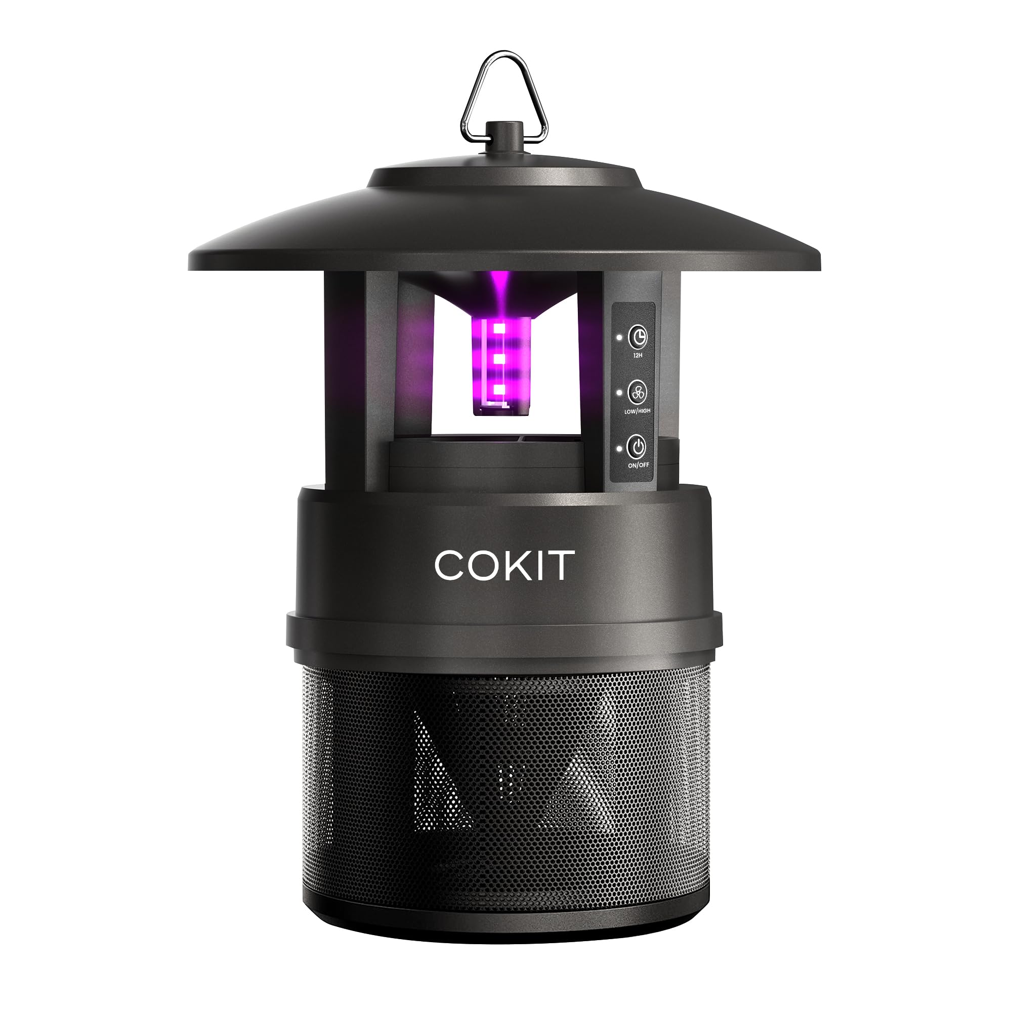 Photo 1 of (NON-REFUNDABLE) COKIT Mosquito & Flying Insect Trap Outdoors UV Light Large Bug Trap Kills Flies, Moths, June Beetles, Wasps, Yellow Jackets, Gnats, Protects up to 1/2 Acre, No Zapper, Black